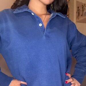 Urban Outfitters Blue Crewneck